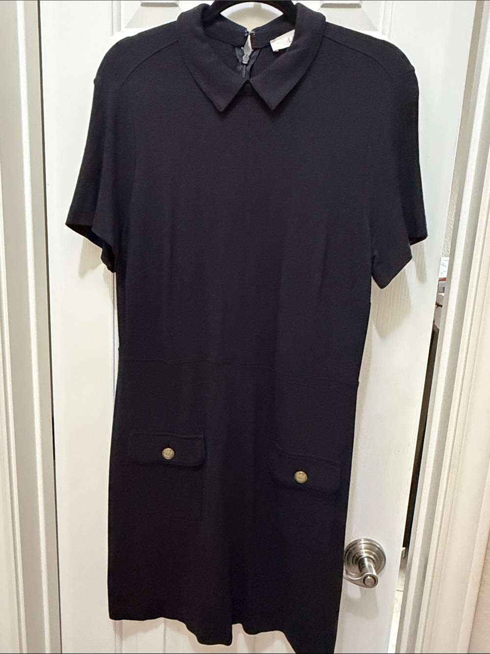 Loft Black Dress . Large. Excellent condition